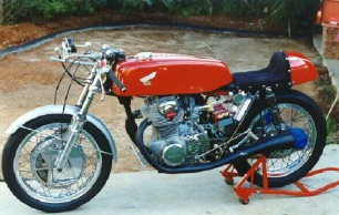 Honda cb350 road racing #4